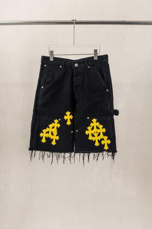 Picture of Chrome Hearts Jeans Short _SKUChromeHeartsS-XLhgntx388873